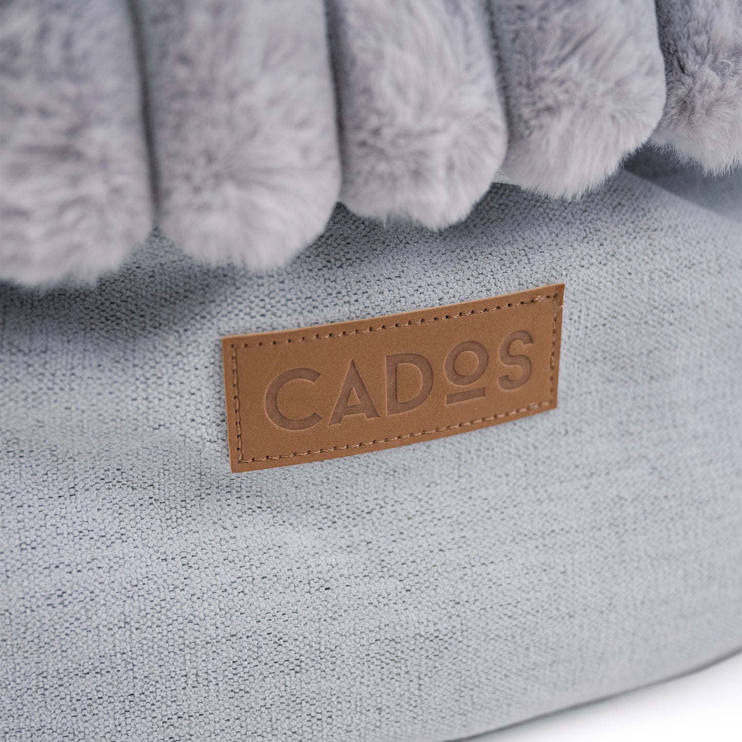 CADoS Cuddlebunny Ultra Soft Pouch Bed - Grey-Brand Label