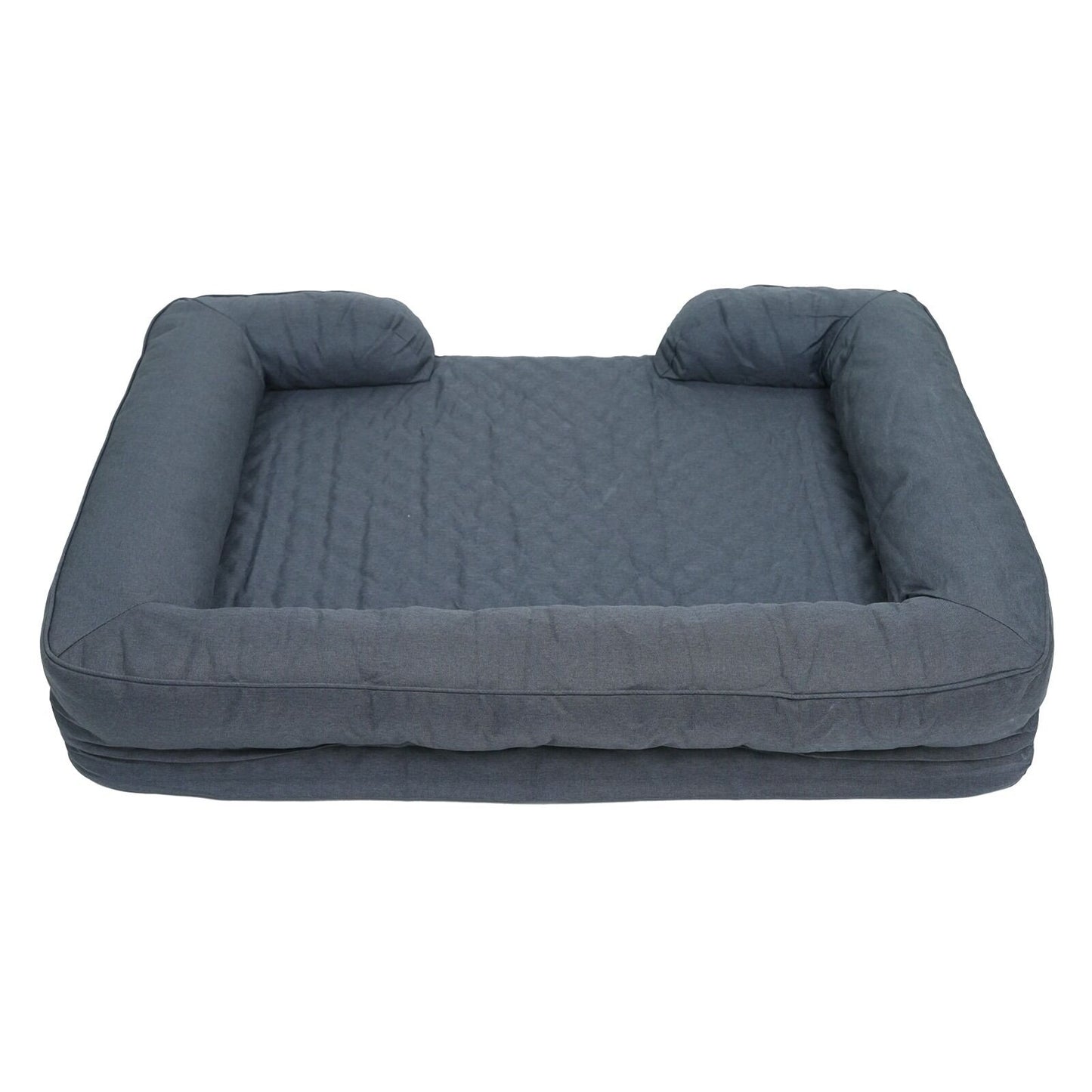 CADoS Easy Care Orthopaedic Support Mattress Charcoal Grey For Dogs-Bed Top Back