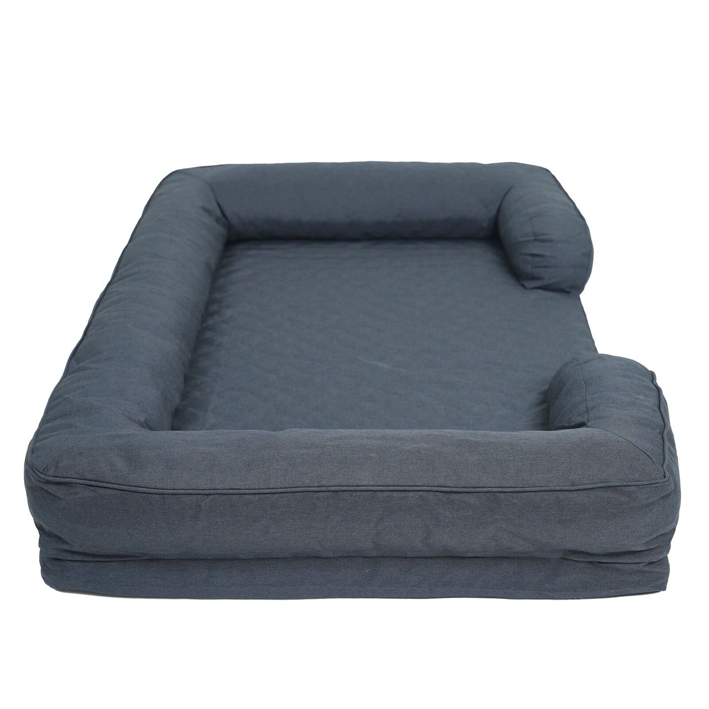 CADoS Easy Care Orthopaedic Support Mattress Charcoal Grey For Dogs-Side
