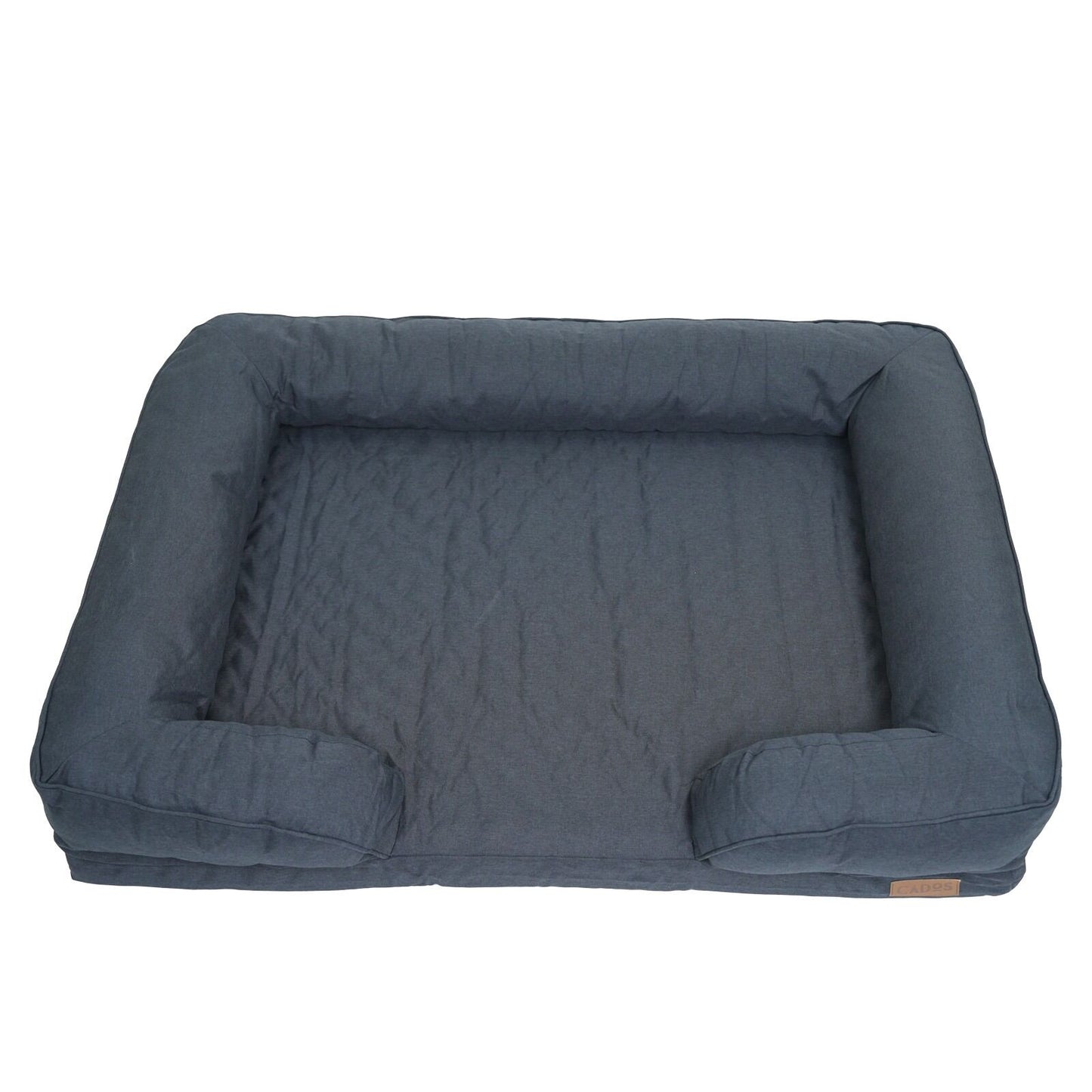CADoS Easy Care Orthopaedic Support Mattress Charcoal Grey For Dogs-Top Front