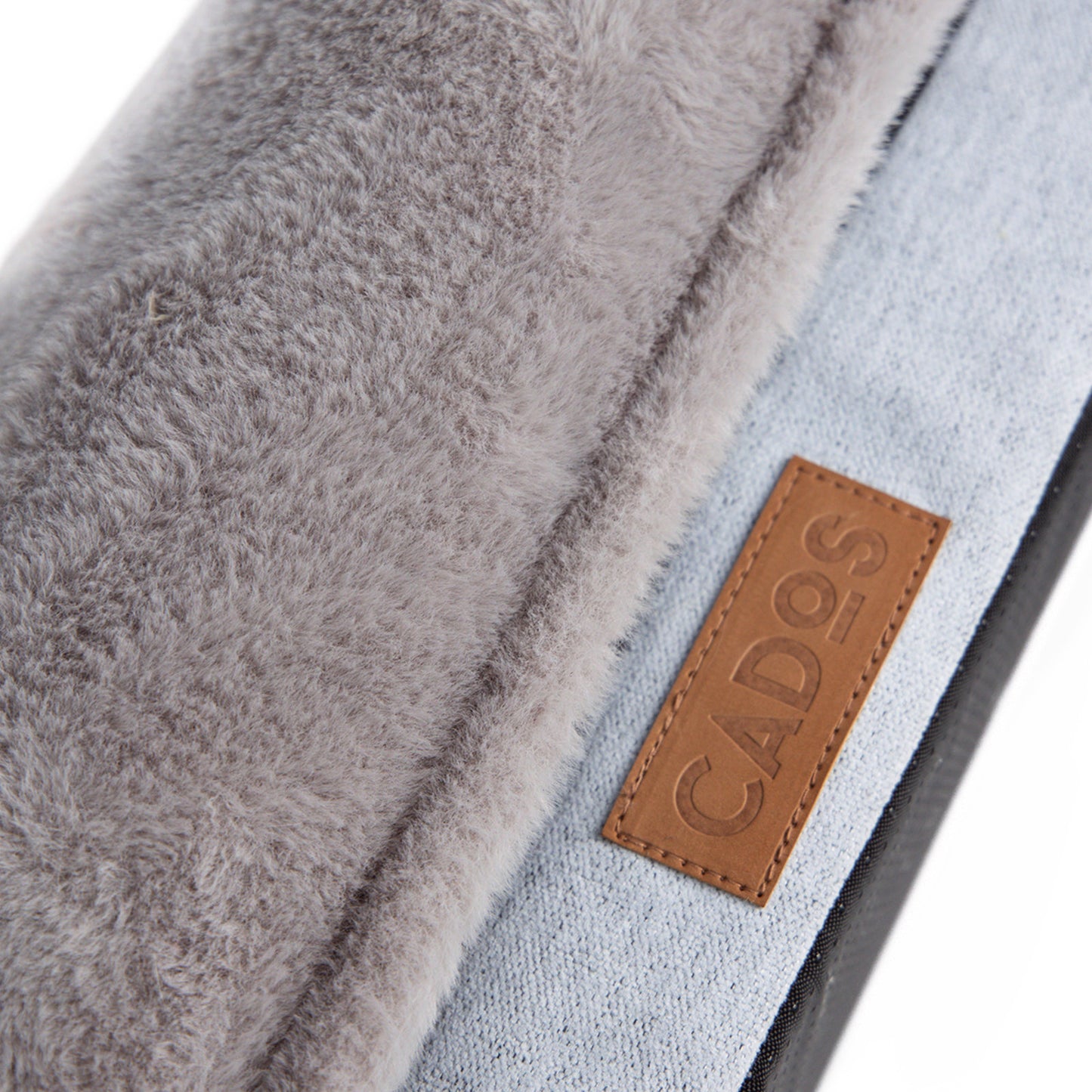 CADoS Orthopaedic Support Snuggly Mattress Dog Bed - Grey - Cados Brand Label
