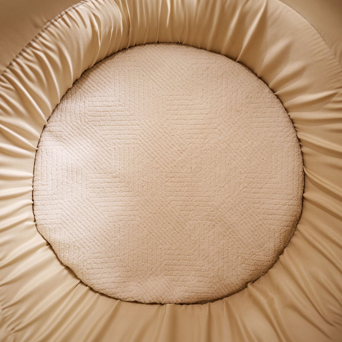 CADoS PeekaBoo Hidey House Bed Beige Bed For Cats - interior