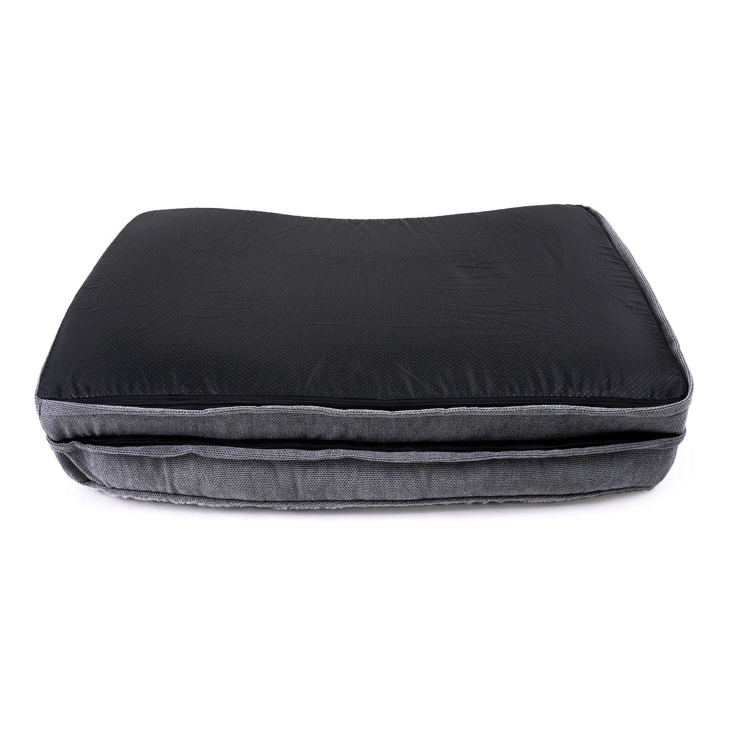 CADoS Plush Orthopaedic Support Mattress Dog Bed - Light Grey - Non-Slip Base